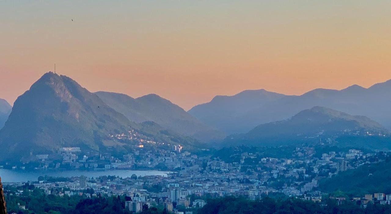 Ferienwohnung La Castellina Lugano Exterior foto